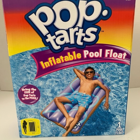 Pop Tarts Inflatable Pool Float Mixed Berry - Picture 2 of 4